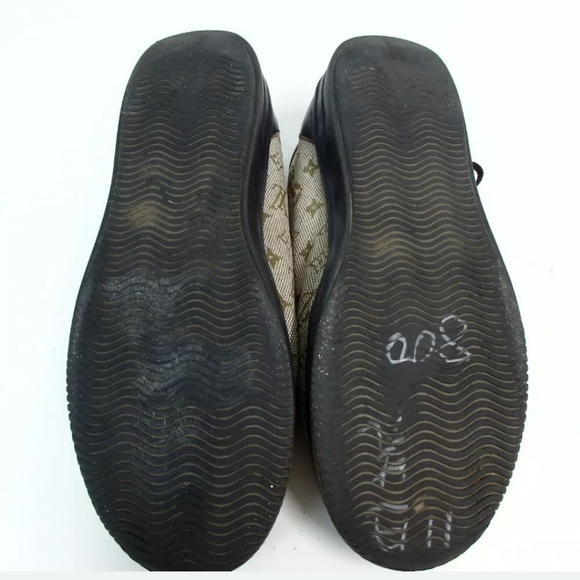 AUTH LOUIS VUITTON SNEAKERS MONOGRAM MINI 35 SHOES - Picture 4 of 8